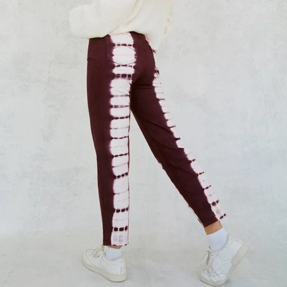 NWT PACSUN HIGH RISE STRAIGHT TIE DYE JEANS - Picture 2 of 10